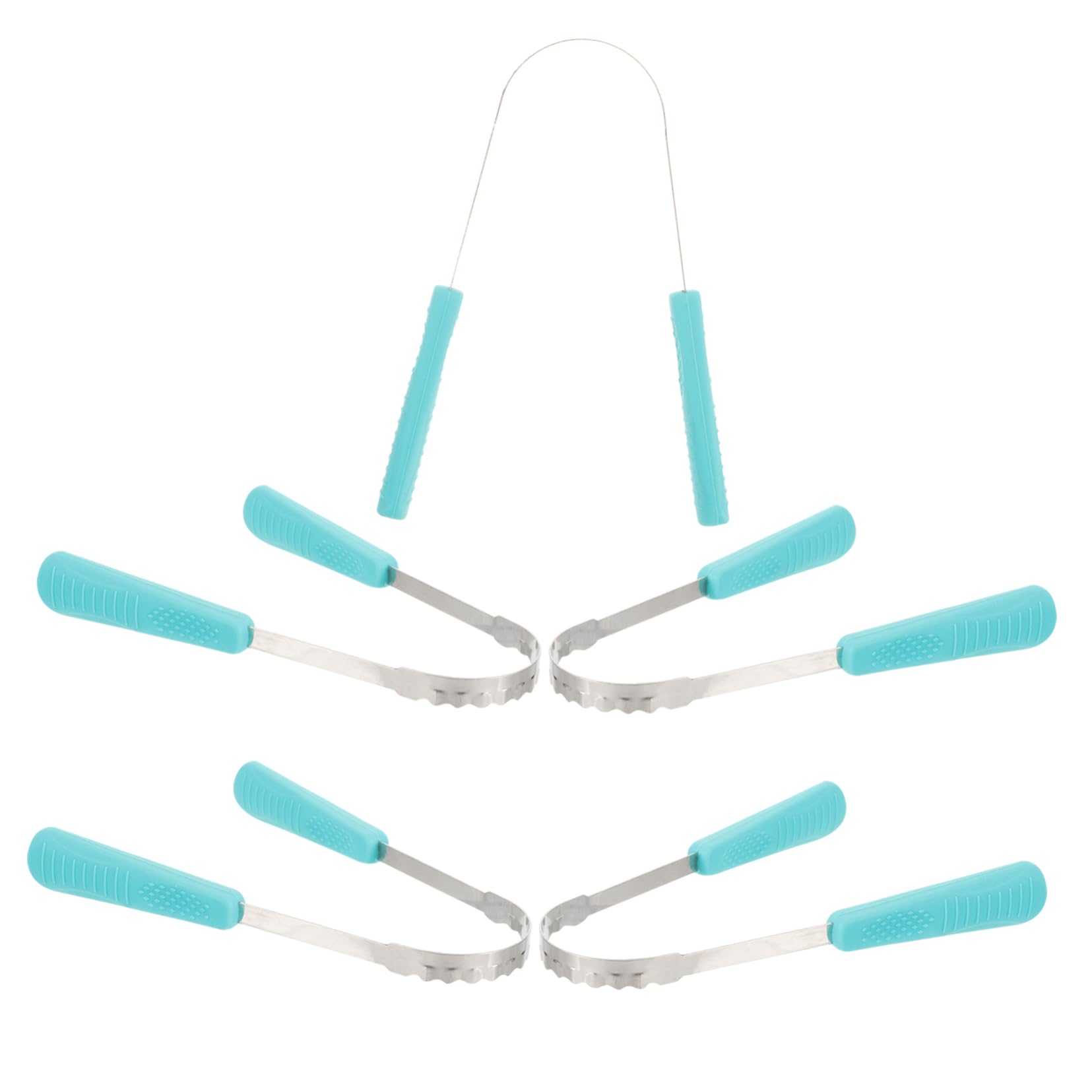 FOMIYES 15 Pz raschietto per lingua portatile scraper boca detergenti per la lingua che rinfrescano l'alito strumento per la pulizia della lingua per adulti raschietti per la lingua fresco