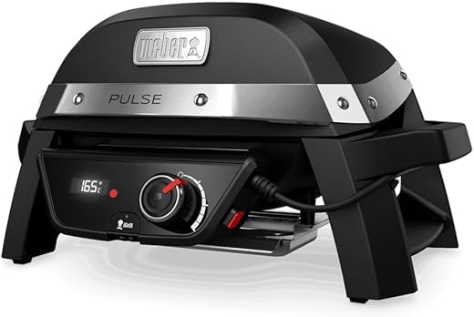 Weber Pulse 2000 - Barbecue Elettrici, Nero, 2.2 kW