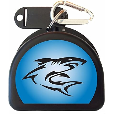 Zumoe Mouth Guard Case Mouthguard Case Retainer Case - Shark Cover