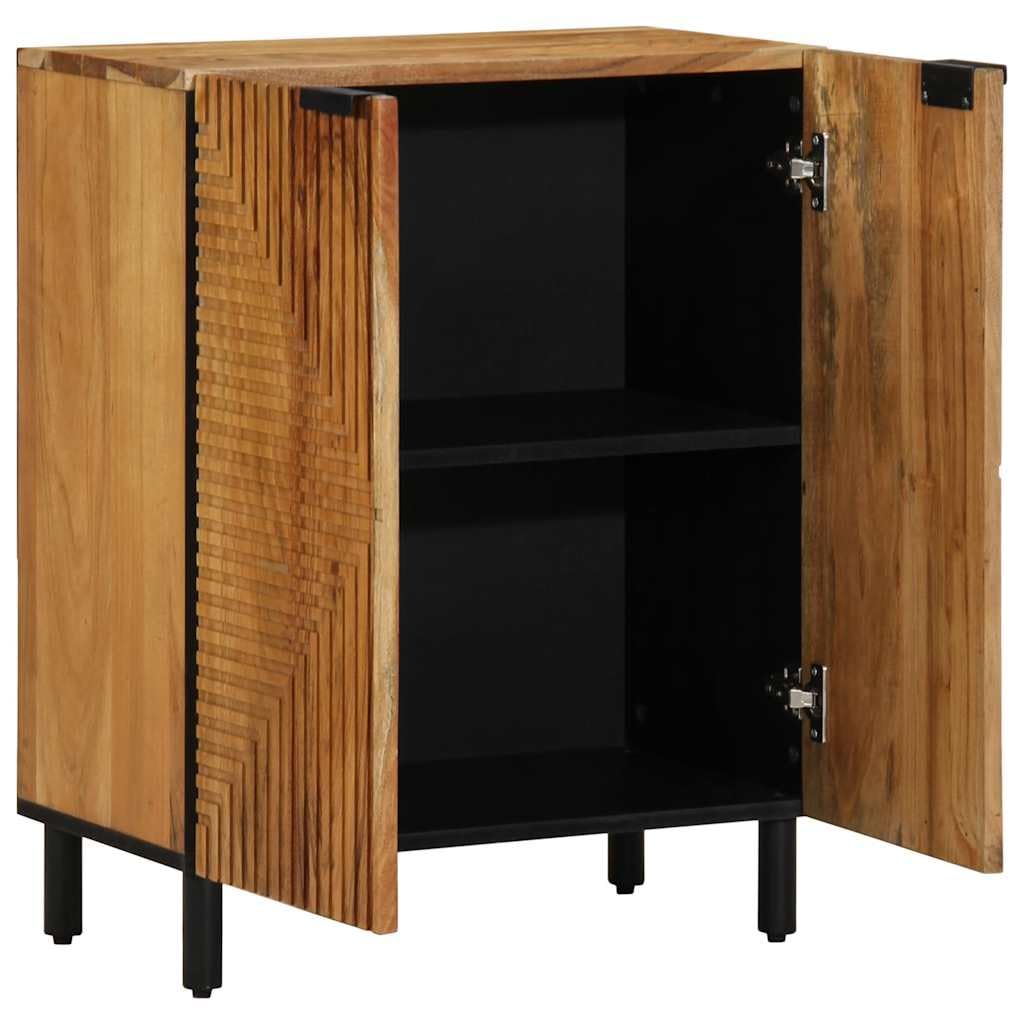Buffet 60 x 33 x 75 cm en bois d'acacia massif