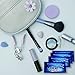 Mint Flavor Finger Teeth Wipes Disposable Brush Ups,Pack of 100,Dark Blue