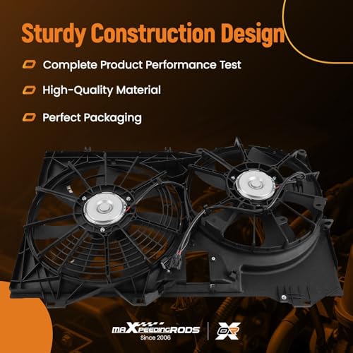 Image of maXpeedingrods New Radiator Cooling Fan Assembly for Toyota Sienna 2017-2020, 163610P180 16361-0P180 623940