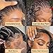 30 Inch Deep Wave Lace Front Wigs Human Hair 200% Density 13x4 HD Transparent Deep Curly Lace Frontal Wigs Human Hair Glueless Frontal Wigs Human Hair Pre Plucked with Baby Hair for Black Women