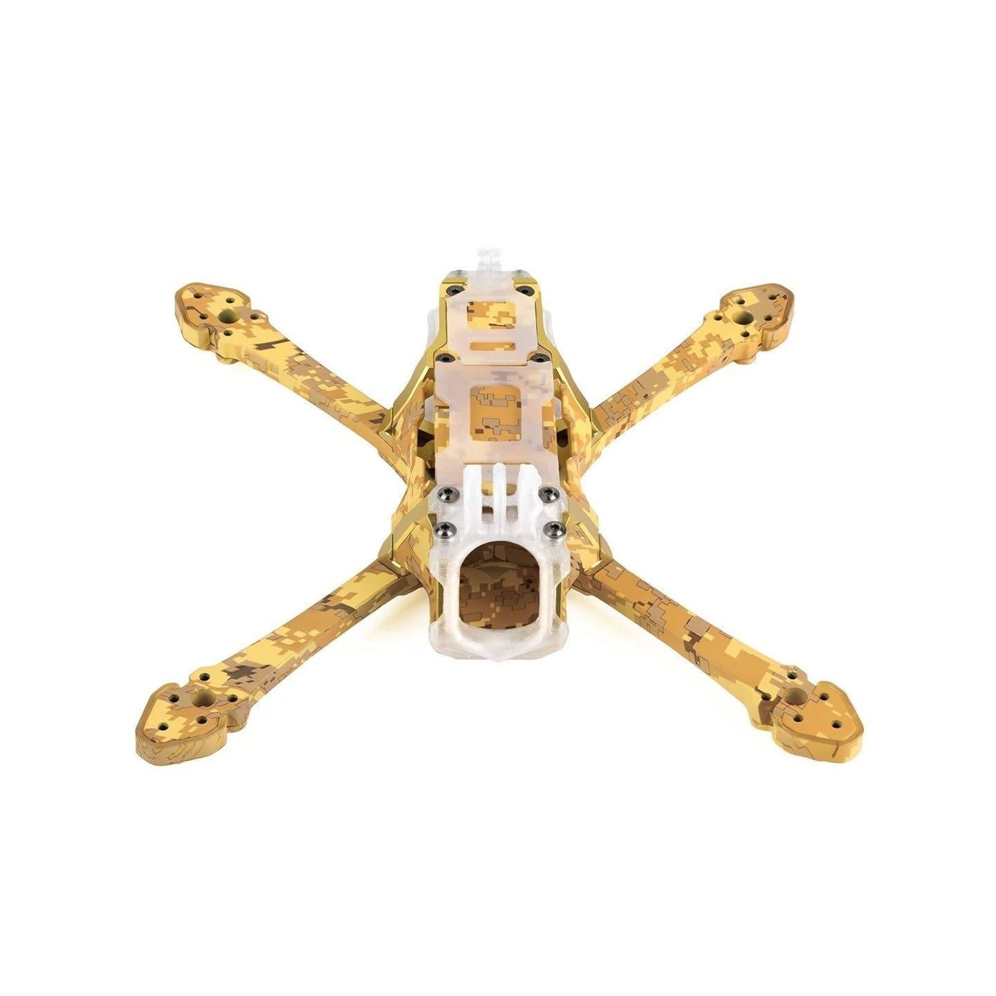 Kit telaio 5 X FPV Freestyle for drone da corsa da 5 pollici Quadcopter fai da te cinematografico FPV build(Back AL parts CamoY)