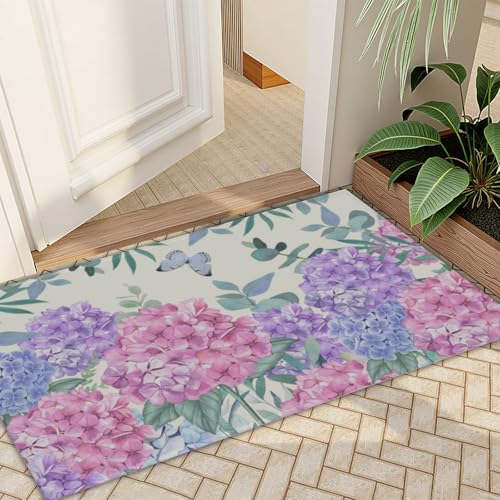 Tapete decorativo floral hidrangea 24x35 pulgadas miniatura 7