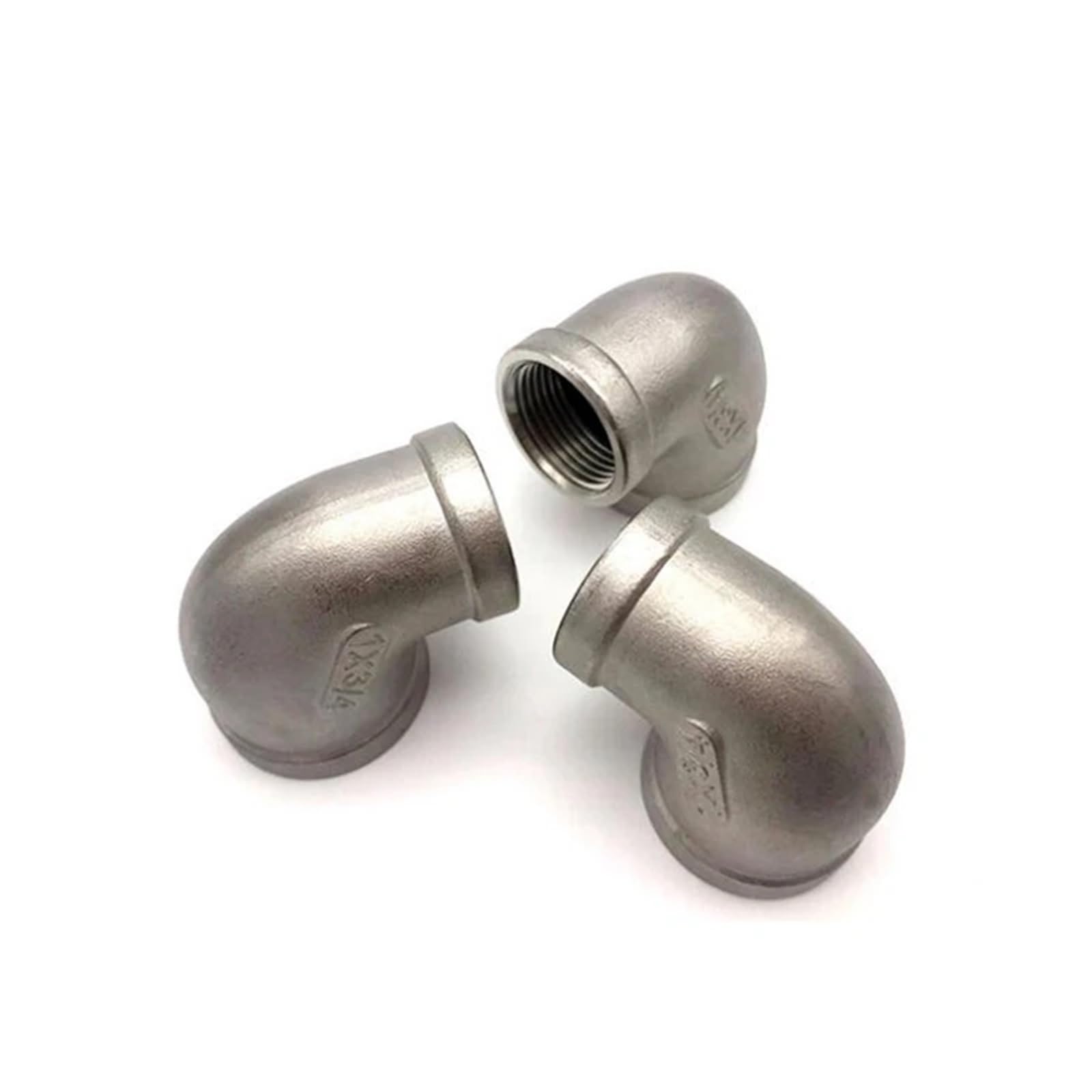 1/8'' - 2'' Female Thread 304 Stainless Steel Reducing Elbow DN6 - DN50 Water Pipe Fitting SS304 Coupling Joint Connector(DN50-DN32)