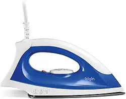 Ferro de Passar a Seco Iron Force Elgin Super Leve Branco e Azul Base Antiaderente 220V
