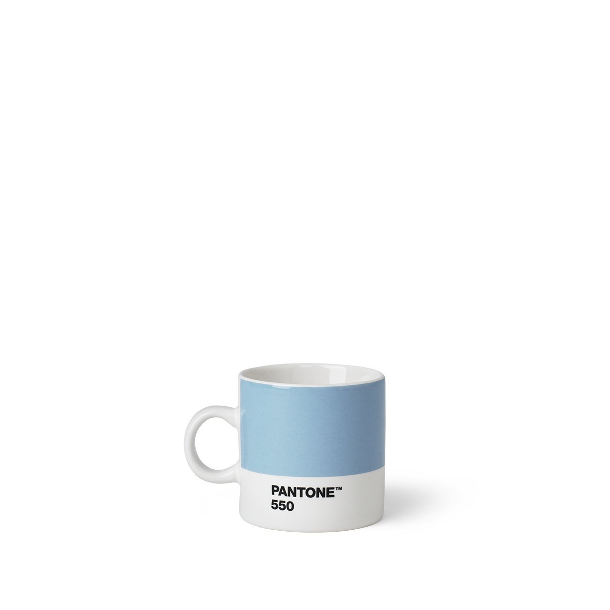 Pantone Porzellan Espressobecher 6er-Set, 6 Espressotassen à 120 ml, Coffee, mit Henkel, spülmaschinenfest, Pastell-und Metallfarben