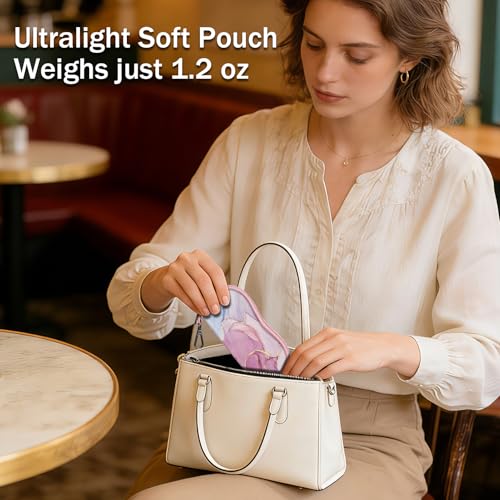 Image of FINTIE Glasses Case with Carabiner, Ultralight Neoprene Sunglasses Pouch