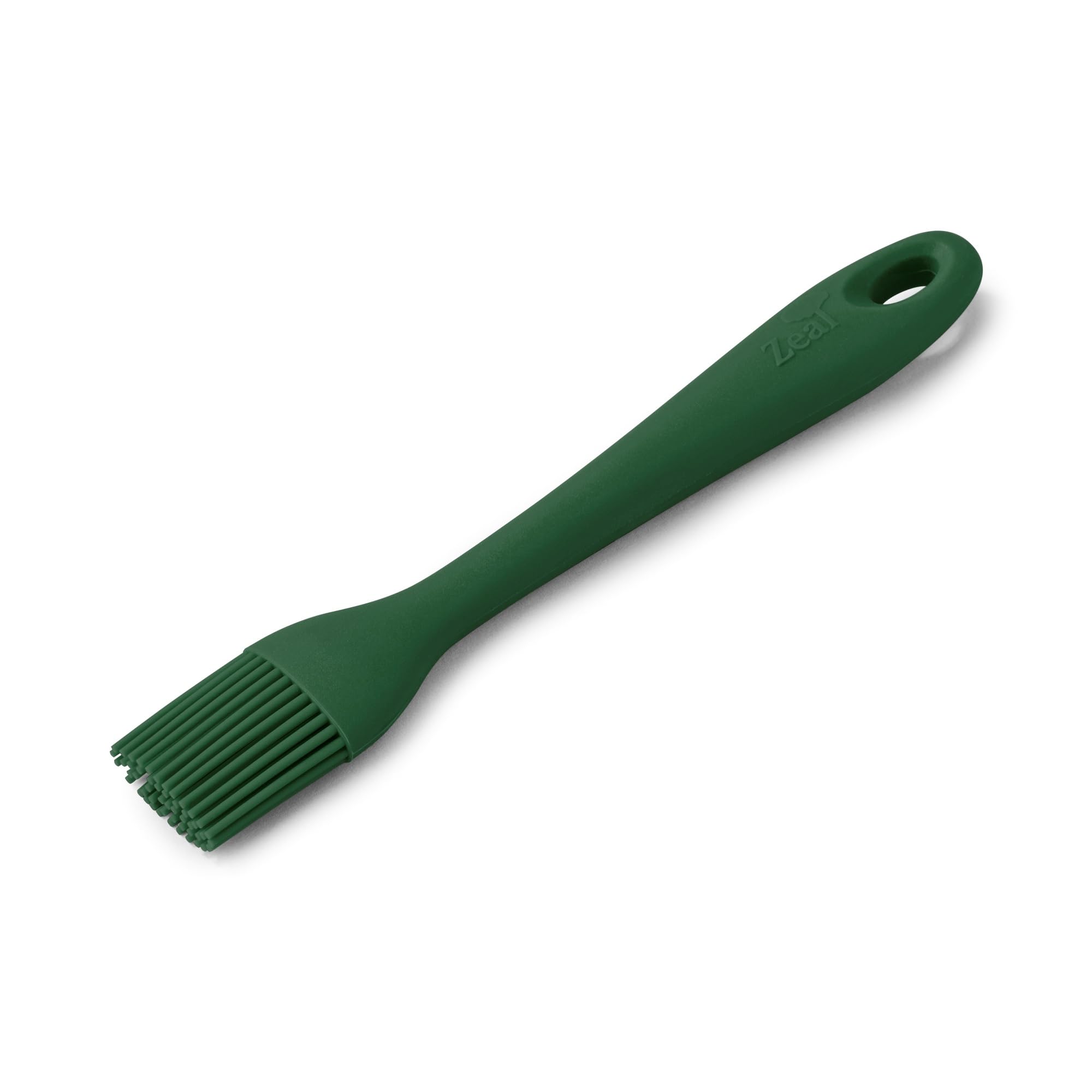 Zeal Silicone Pastry Brush โ Flexible Non-Stick Basting Brush for Baking, BBQ & Cooking, Heat-Resistant Silicone, 20cm, Forest Green โ image 1