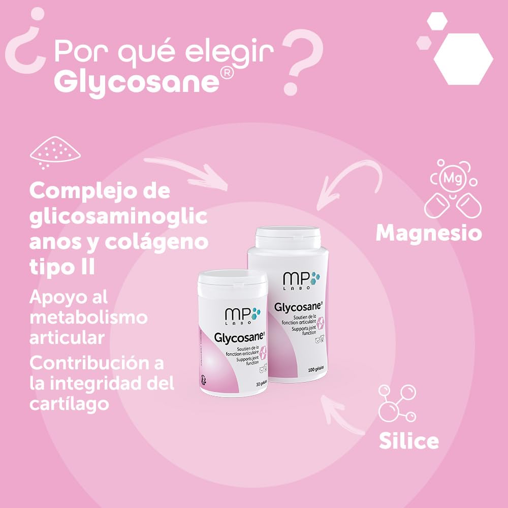 MP Labo Glycosane® 100 cápsulas - Mantenimiento de la función Articular - Perro y Gato