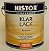 Produktbild 2,5 Liter Histor Klarlack / auf Alkydharzbasis (Lösemittelbasis) für den Innen- u. Aussenbereich, seidenglanz / Speziallack v. Fachhandel, für höchste Ansprüche / für alle Holzarten, Möbel, Türen, Holzvertäfelungen u.v.m