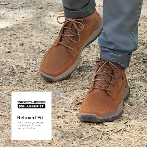 Skechers Men's 204454 Ankle Boot, Cdb, 10.5 X-Wide