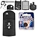 Custodia sostitutiva per telecomando MAZDA Car Key Radio con 2 pulsanti + Blank + Batteria per Mazda 5 CW 2 DE 3 BK 6 SW BT-50 CX-9 CX-7 A