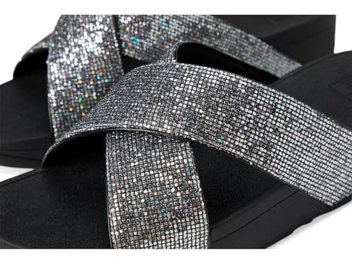 Image of FitFlop Women's, Lulu Glitterball Cross Slide Sandal