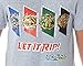 Beyblade Burst Boys' 4 Spinner Tops Wizard Fafnir Ace Dragon Erasre Delvos Let It Rip! T-Shirt