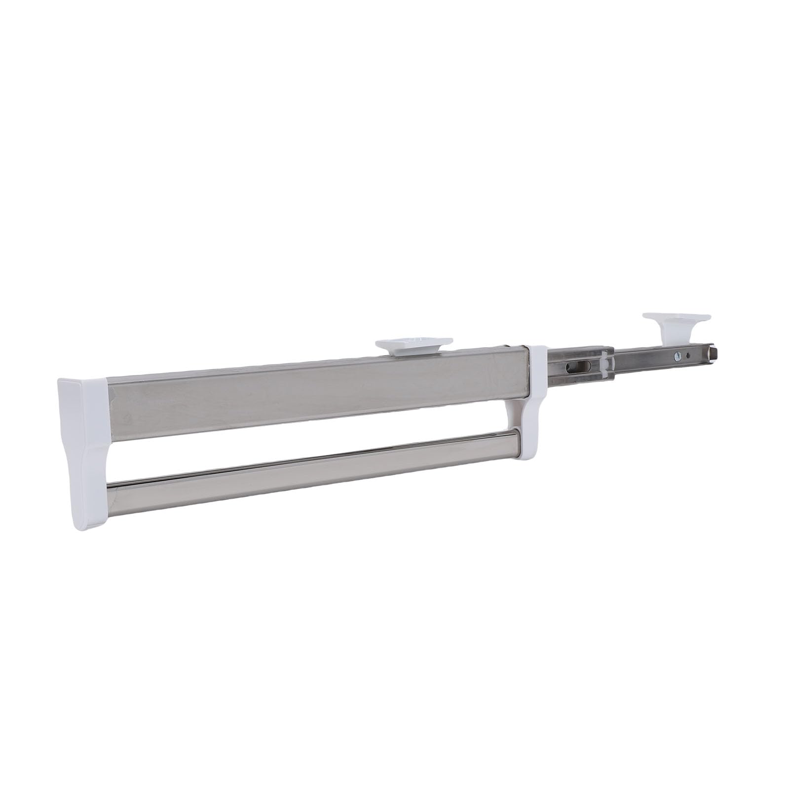 Bastone regolabile estraibile per armadi in acciaio inox appendiabiti scorrevole appendiabiti appendiabiti salvaspazio soluzione di archiviazione armadio (40 cm)