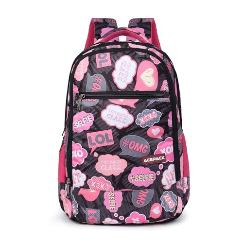 Image of ACEPACK 21.6L Backpack - Lightweight & Durable School Bag with Breathable Mesh Padding, Adjustable Straps & Fun Design