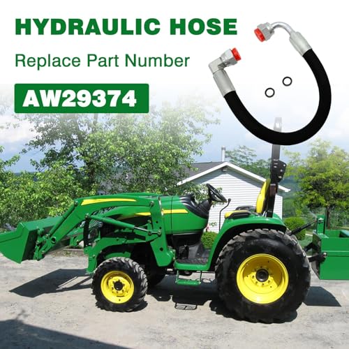 Image of Hydraulic Hose Compatible With Deere 200CX 200X 300CX 300 300E 300R 305 400CX 400X 410 420 430 460 512 Replace for AW29374