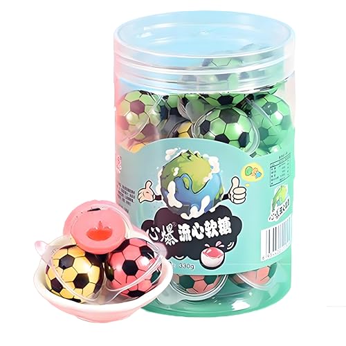 果汁グミ とろけるジャム 個包装 目玉グミ 地球グミ 菓子セット お菓子 中国お菓子 中国零食 糖果甜点 休?食品 咀嚼音 地球 眼球 西瓜 黄? 白桃 熊猫 草莓 足球 葡萄味 中華菓子外装ランダム?送 A(サッカーボール型30粒ボトル)