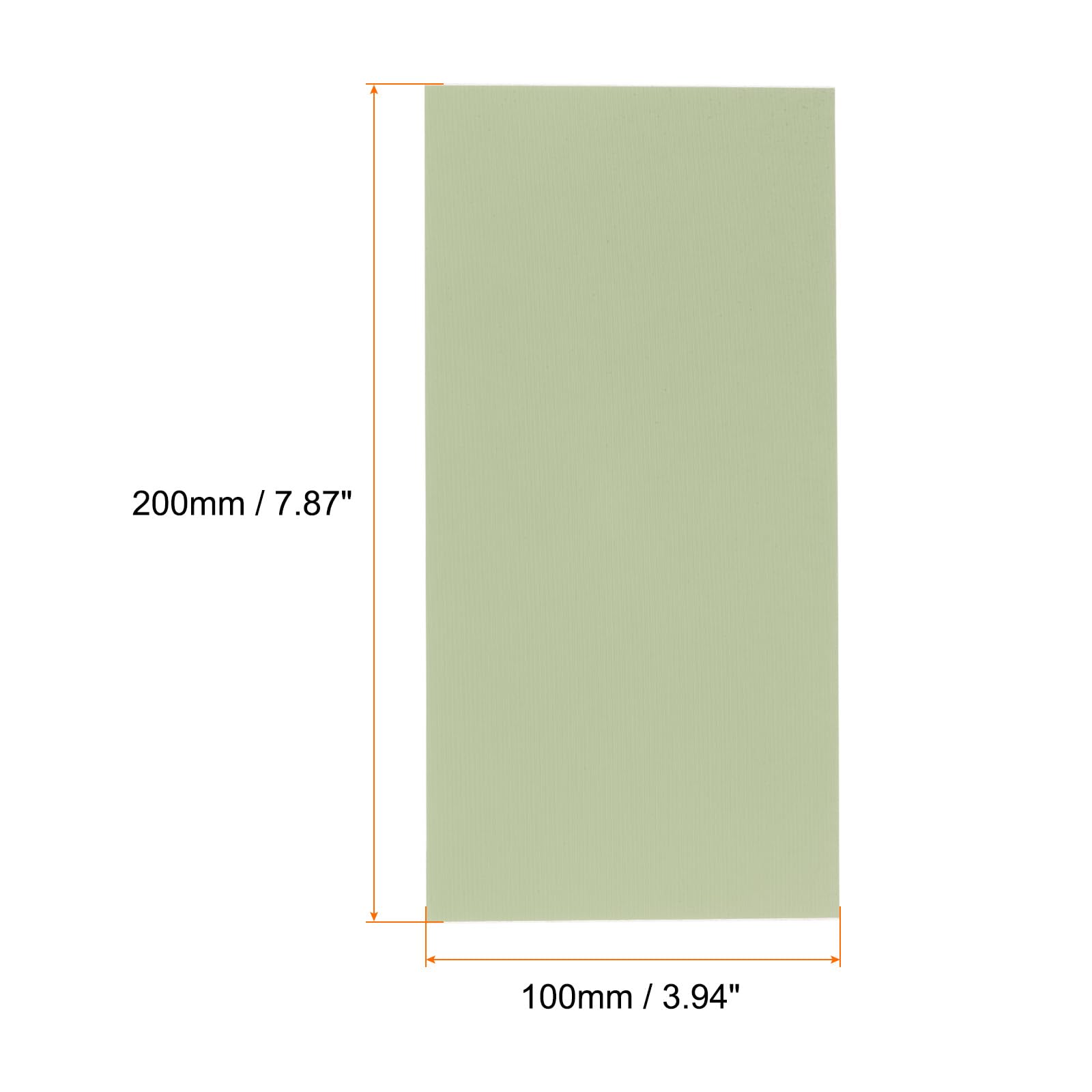 sourcing map Lot de 8 rustines de réparation en nylon - 20 x 10 cm - Autocollants de réparation de tissu imperméables pour doudoune, camping, réparation d'équipement de camping - Vert thé
