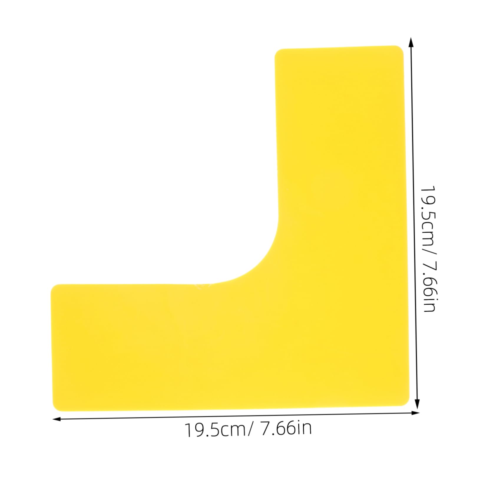 ibasenice Tennis Court Floor Markers 4pcs Basketball Court Logo Mat Spot Markers for Sports Soccer Training