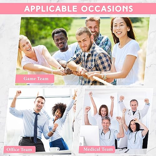 Image of Liliful 100 Pcs Silicone Rubber Wristbands Rubber Wristband Bracelet Bands for Silicone Wristbands for Women Men(White)