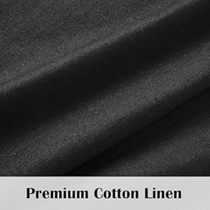 Boho Kitchen Curtains 36 Inch Length, Farmhouse Cotton Linen Tier Curtains, Rustic Button Short Curtains for Windows, Black Country Cafe Curtains, Rod Pocket Small Window Curtains for Kitchen, 26x36 Boho Kitchen Curtains 36 Inch Length Farmhouse Cotton Linen Tier Curtains Rustic Button Short Curtains for Windows Black Country Cafe Curtains Rod Pocket Small Window Curtains for Kitchen 26×36