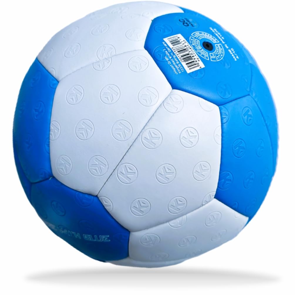 Kempa Handball Spectrum Synergy Primo für Kinder blau/weiß Größe 1 + Ballpumpe