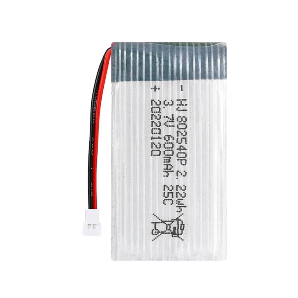 Elnwnnkc Battery Rechargeable 3.7V 600mAh Battery for X5C X5C-1 X5SC X5SW H5C V931 S5C S5W Helicopter
