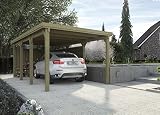 weka Flachdach-Einzelcarport 617 Gr.2