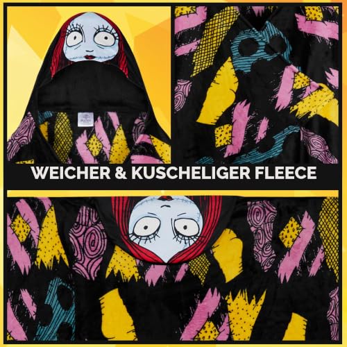 Get Trend NBC Sally Kapuzendecke Kinder Teenager 130x150cm, Flauschige Hoodie Decke zum Anziehen, Weiche Tragbare Kuscheldecke mit Kapuze… – Ansicht 4