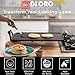 DI ORO - Chef Series FLEX Silicone Spatula 600ºF Heat-Resistant Flexible Silicone Rubber Turner Spatulas (3-Piece Set)