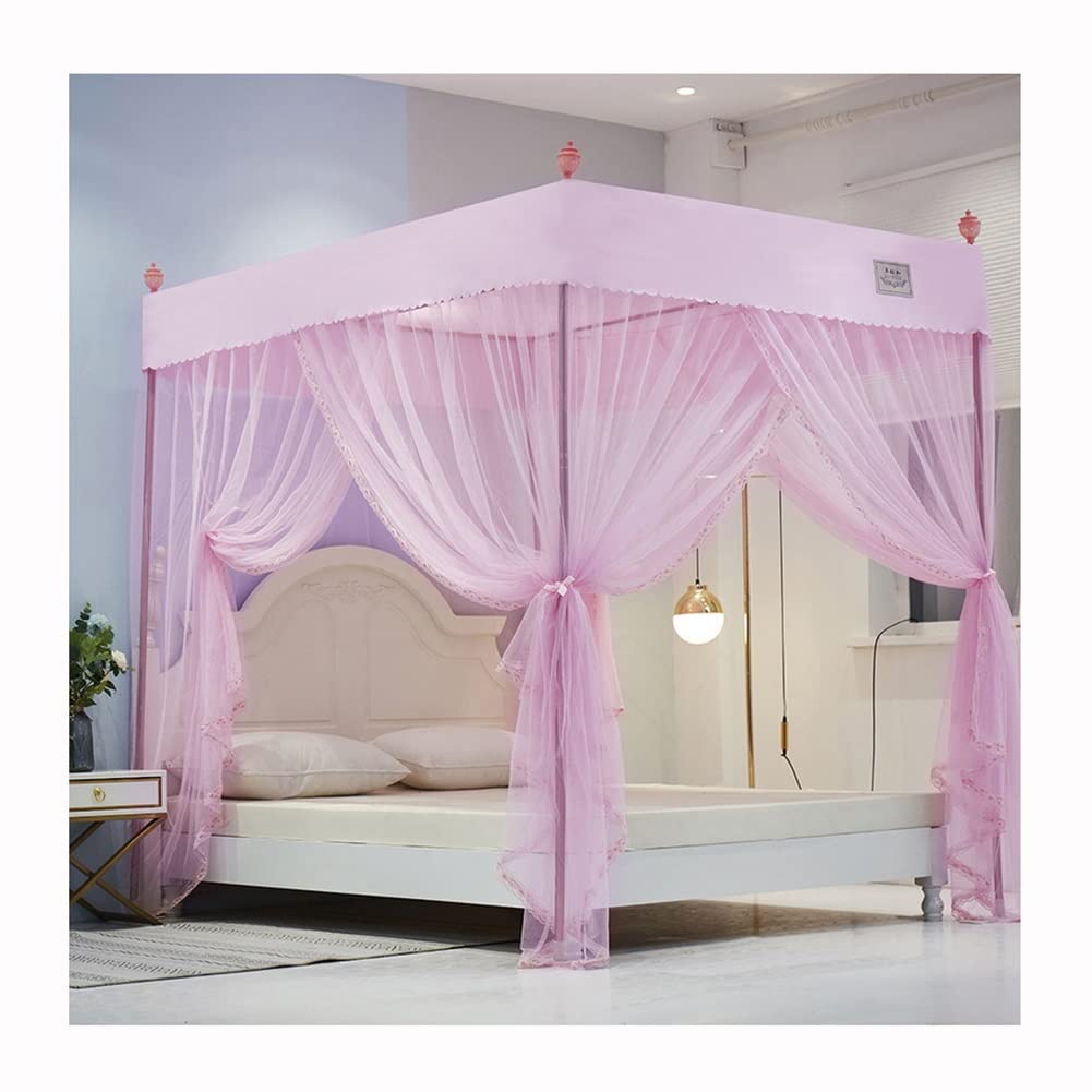 Moustiquaire à baldaquin de lit double OKUOKA pour sublimer la décoration de votre chambre