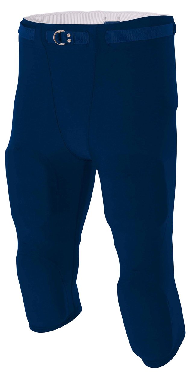 A4 Men'S Flyless Football Pant (Navy) (4X)