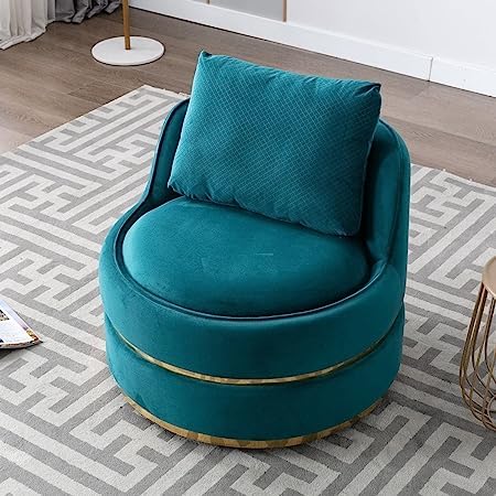 Image of Chair Armchair Single Sofa Chair for Small Apartments, Living Room or Bedroom Chair (Pink, Set of 2 Chairs) (Peacock)