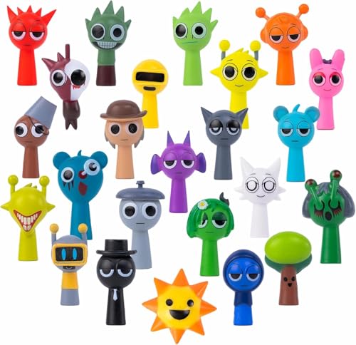 Party Favors for Kids 24PCS Sprunky Toys Sprunky Figures Office Room Figurine Decor Colorful Mystery Animal Action Figurines Set Kids Adults Birthday Party