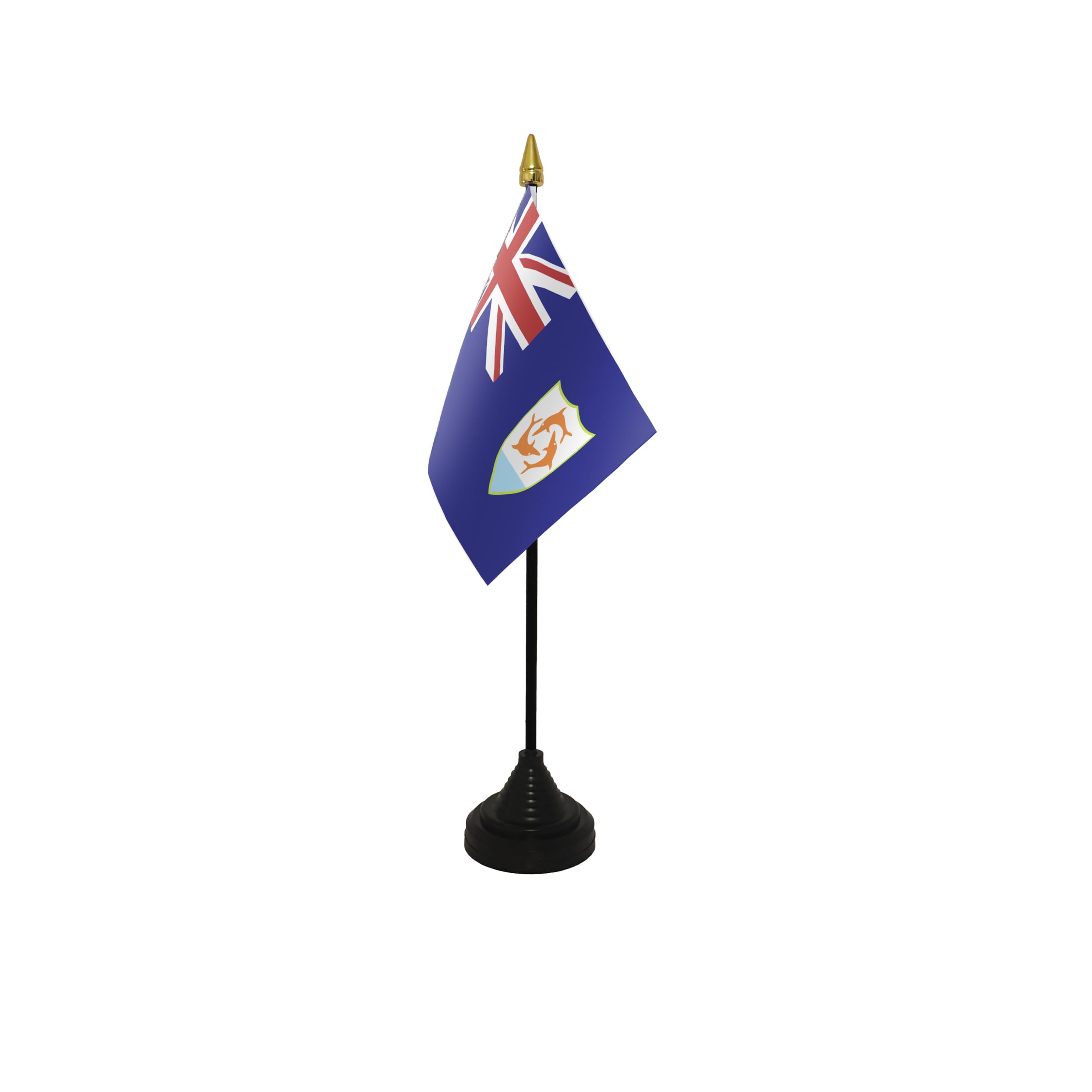 Flagtex Anguilla Small Table Flag With Black Base