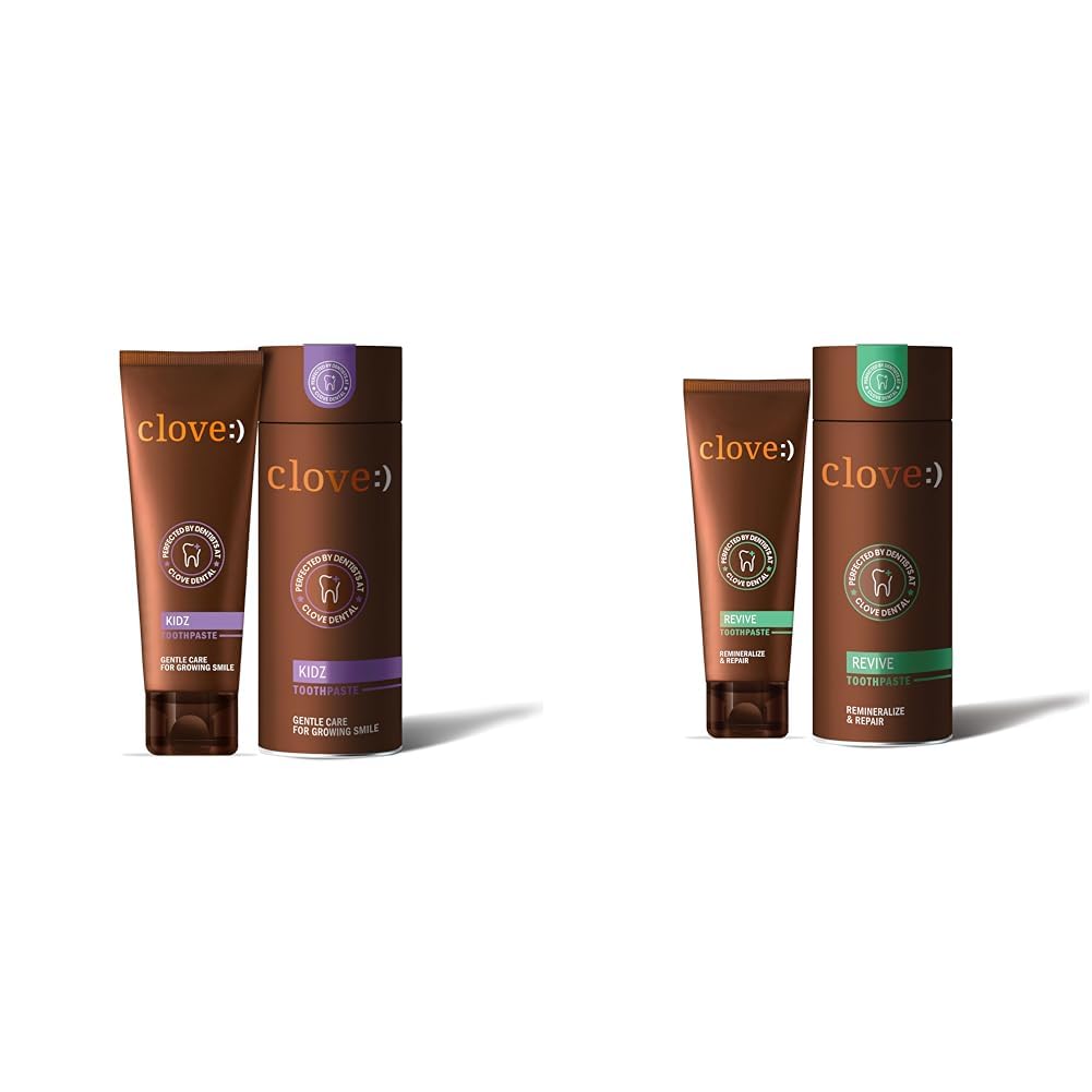 Clove Kidz Toothpaste for Kids 3+ Years, FREE ₹2000 Dental Treatment/Services With Every Pack, | Clove Revive Toothpaste, FREE ₹2000 Dental Treatment/Services With Every Pack, Enamel Remineral-image-26
