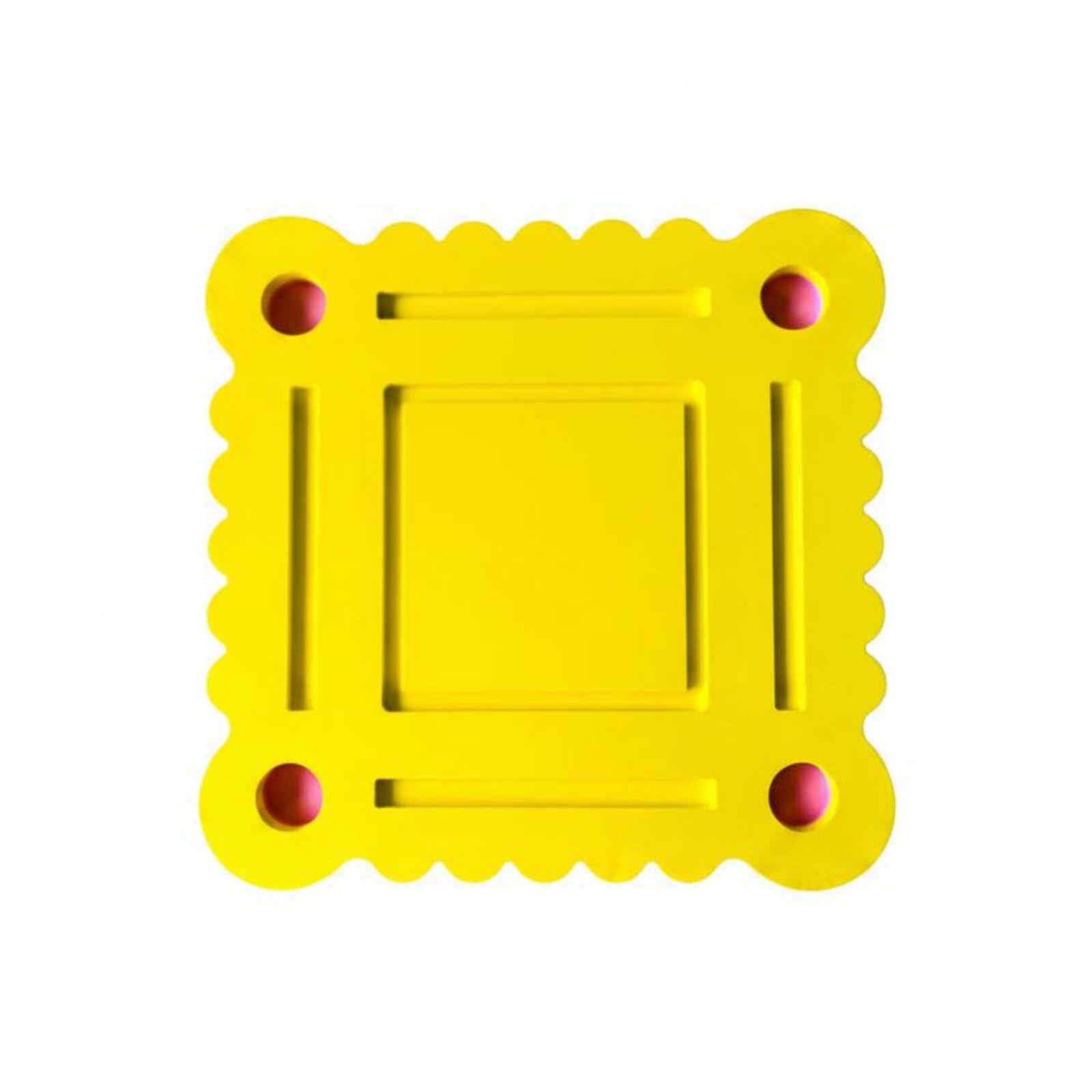 Oxxggkao Table de jeu flottante en mousse EVA imperméable idéale pour le divertissement aquatique et les réunions de famille Mahjong flottant stable coins arrondis