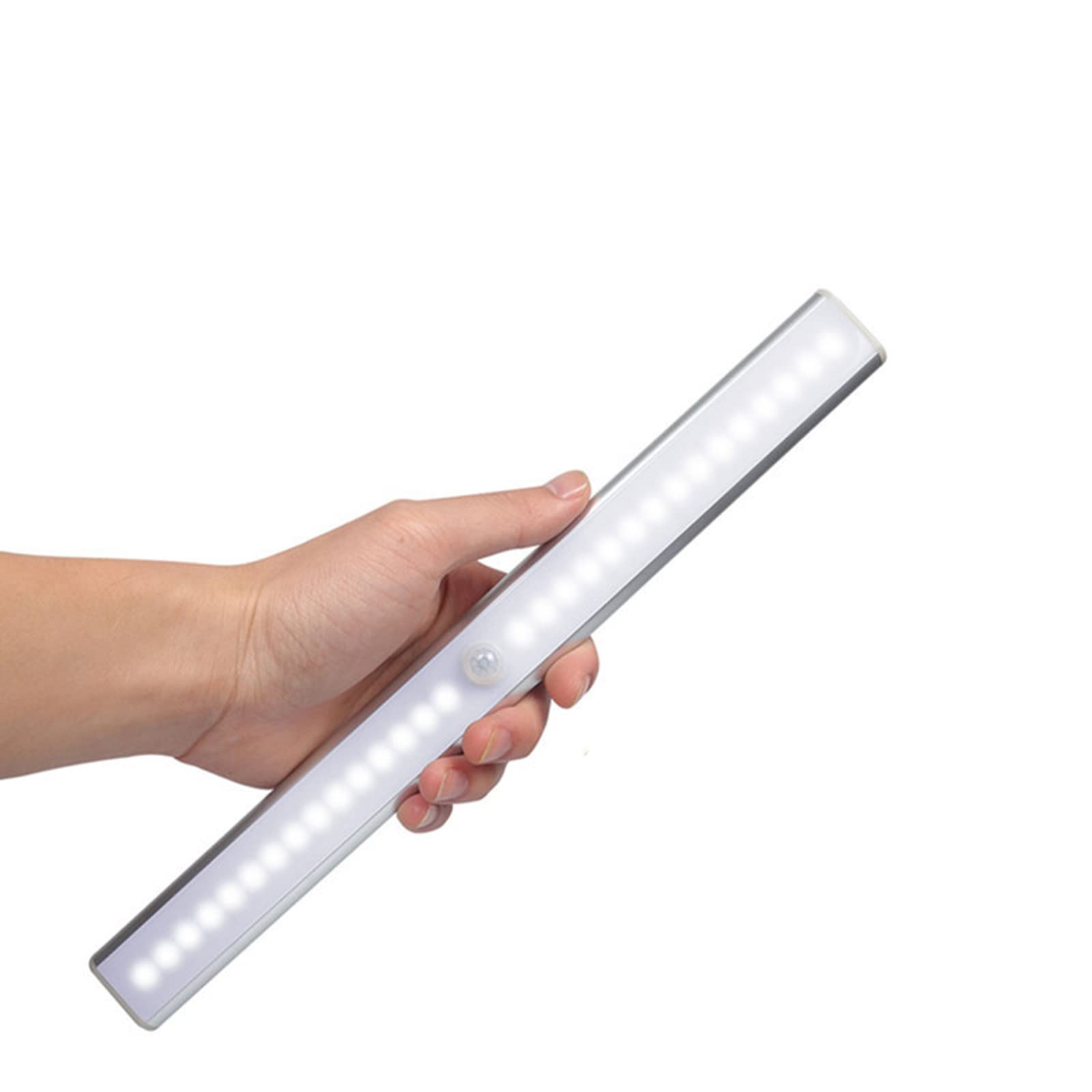 Lampa pod oświetleniem gabinetu stołowego, lampka nocna do ładowania USB z wbudowanym światłem magnetycznym, czujnik ruchu LED do szafy, szafa, korytarz, schody, światło