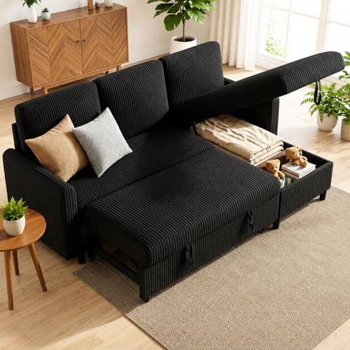 JAMFLY 77 Inch Sleeper Sofa Bed