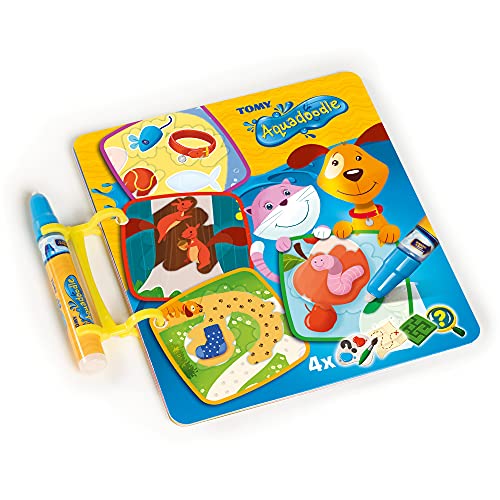 AquaDoodle coloriage & d'activités, Jeu Tomy, Livre De Dessin A l'eau, Stylo Magique, Convient Aux Tout-Petits Et Aux Enfants A Partir De 18 Mois Et Plus, Cahier De Coloriage, E73266