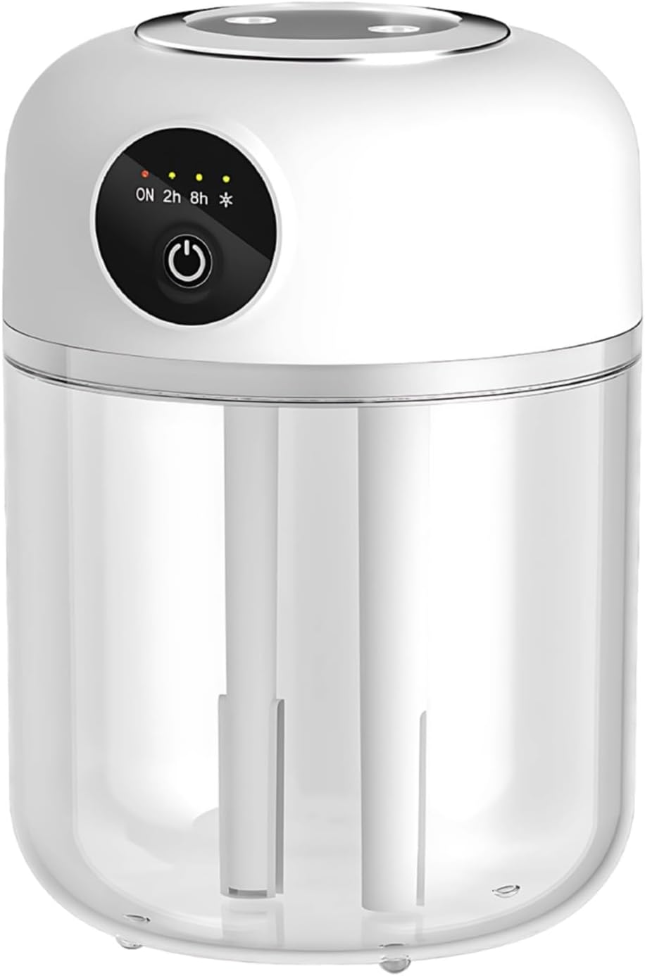 Compact Dual Nozzle Humidifier With Usb Power, Large Capacity For Bedroom And Travel