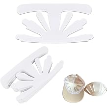 24 Pieces Baseball Cap Inner Holder Hat Shapers Baseball Cap Inserts Baseball Hat Inserts Flexible and Long Lasting for Ball Caps