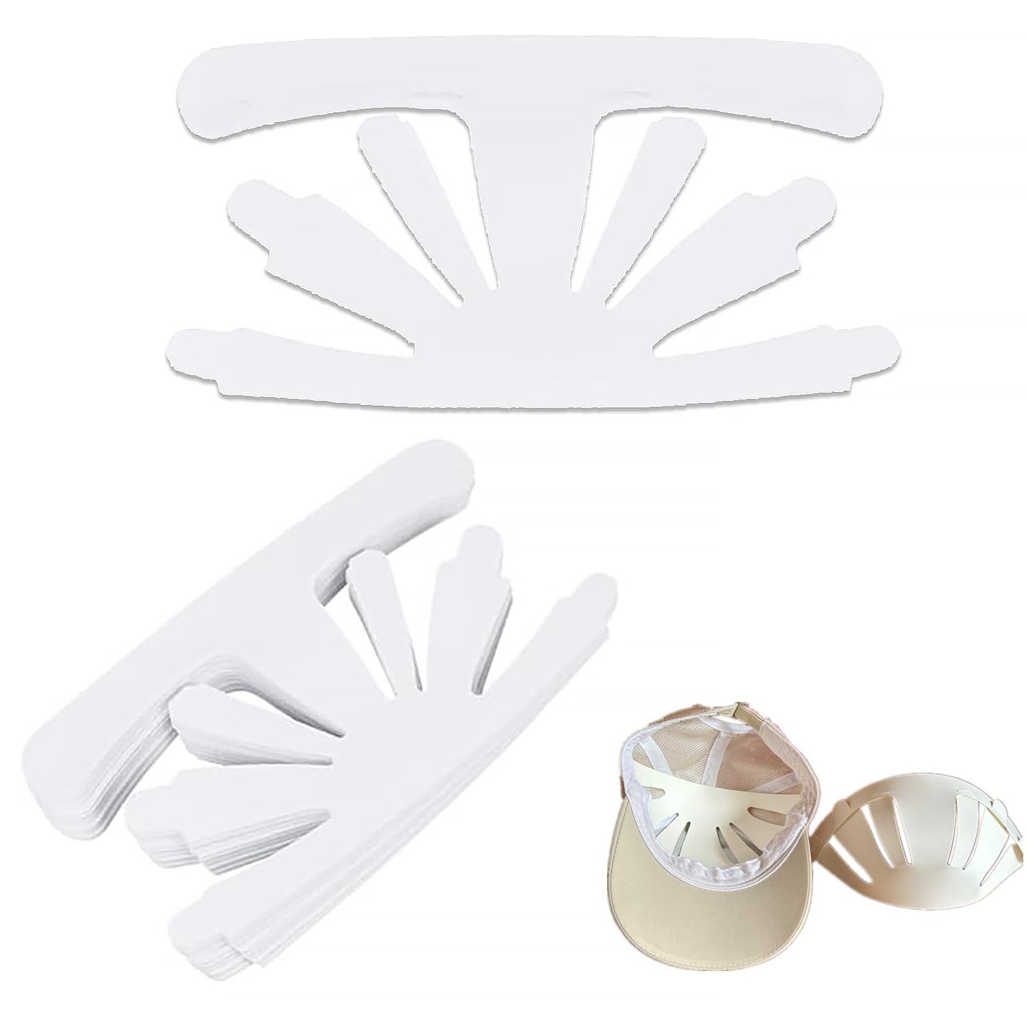 10 pezzi esposore per cappelli supporto interno modellatore per cappelli organizer portatile supporto per cappelli per cappello da baseball Fedora portaoggetti per viaggi a casa stabile  15