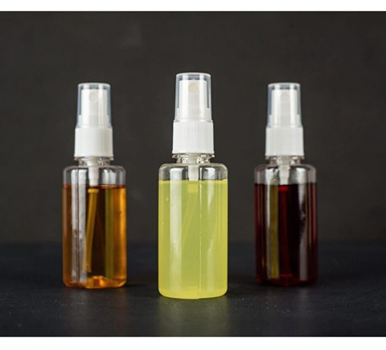 Acity 50 Adet 50ml Boş Şişe Sprey Başlık Kolonya Sıvı Dezenfektan Likit Şişe