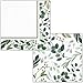 Eucalyptus Greens Party Supplies | Tableware Bundle for 16 Guests | (16) 7-Inch Dessert Plates & (16) 2-Ply Beverage Napkins | Greenery Theme