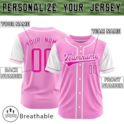 Custom Baseball Jersey Personalized Stitched Printed Teamname Your Name and Numbe Logo for Men Women Youth miniatura 2