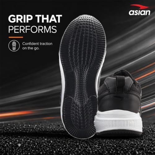 Image of ASIAN Wonder-34 Men's Running Shoes | Breathable Mesh Upper, Cushioned Sole, Lace-Up Comfort, Sports Shoes